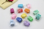 D207 colorful dental floss with keychain OPP